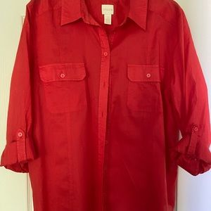 Chico’s blouse. Size 3